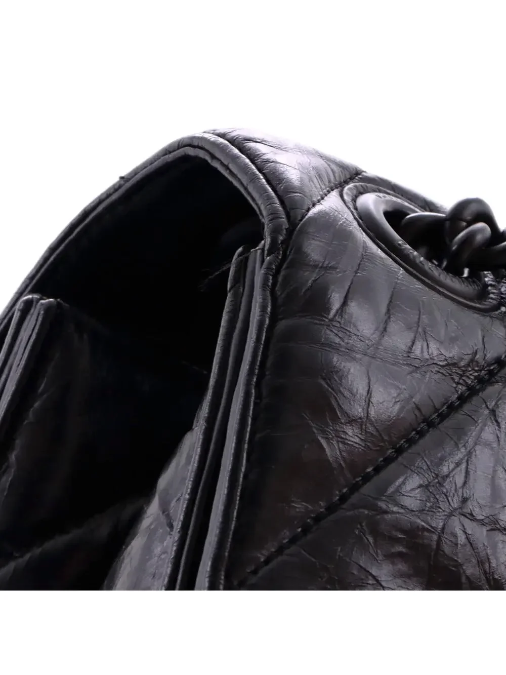 Balenciaga Crush Chain Flap Bag Quilted #322481B14B